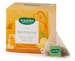 Neavita Tisana Bee Positive illuminante e rallegrante al miele, Limone e Zenzero