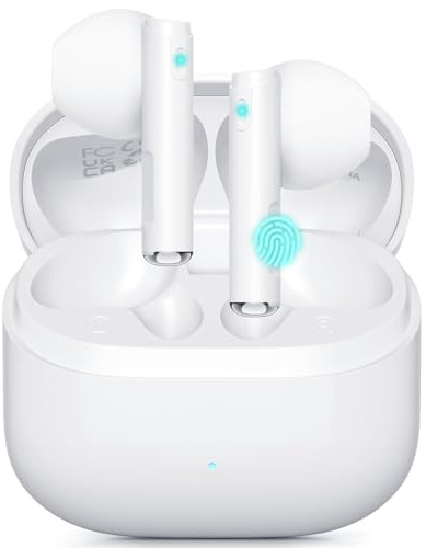 Ciciloud Kopfhörer Kabellos Bluetooth, Bluetooth Kopfhörer 5.3 In-Ear Kopfhörer, 48H Spielzeit, 4 ENC Mikrofone für kristallklaren Sprachklarheit, Tiefer Bass, IP7 wasserdicht