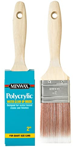 MINWAX Polycrylic Brush, Wood Polyester, 2 Inch