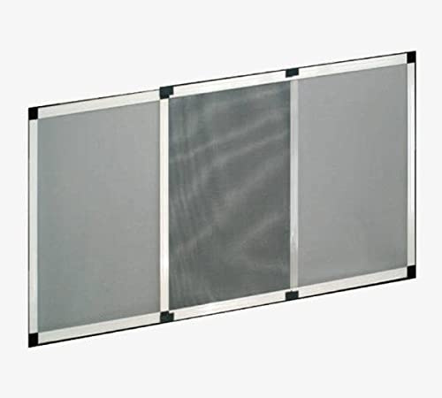 Zanzariera fissa estensibile bronzo 100/193 x 75 cm