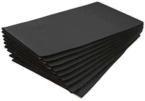 sourcing map 9STK.8mm Dämmmatte Auto Schallschutzmatte Schalldämmung Isolierung Schallschutz Baumwolle 50cm*30cm