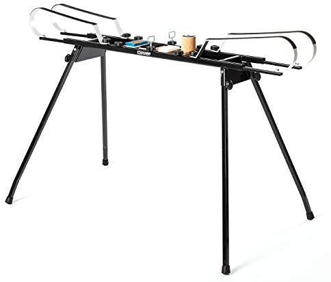 XCMAN Cross Country Nordic Ski Double Waxing Profile Bench table with Foldable Legs for Traveling,Adjustable Waxing Profile Length 47.2 to 78.7inch