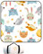DOTBUY-SHOP Coperta da Picnic Impermeabile Portatile, Antisabbia Coperta da Campeggio Grande Pieghevole Leggero Bambini Come Tappeto da Gioco per Spiaggia Giardino (Zoo,150x100cm)
