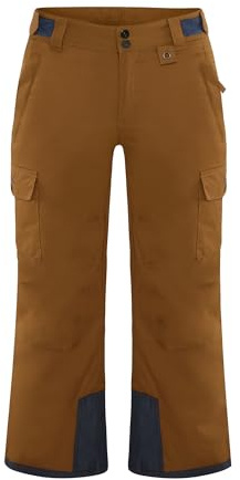 Arctix Kids Snow Sports Cargo Snow Pants with Articulated Knees, Cappuccino, X-Large