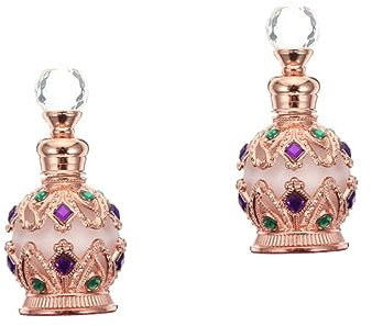 Didiseaon 2piezas Botellas De Perfume De Diseño Elegante Recargables y Vacías Para Aceites Esenciales y Lociones Para y