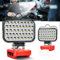 Edtran Lámpara Inalámbrica Con Batería para Einhell de 18 V, 80 W, 8000 lm, Foco LED Brillante, Portátil, para Obras de Construcción, Con Carga USB