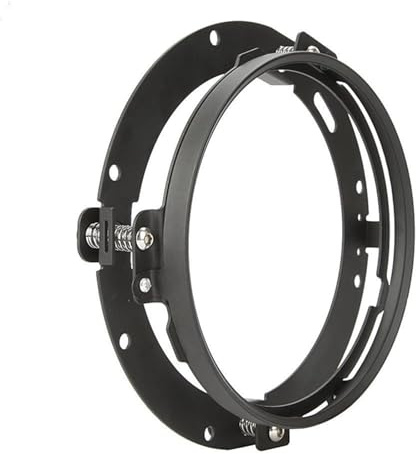 VETJMUA Faro Proiettore Anteriore Per Suzuki Per Samurai Per Immy Faro per auto a LED da 7 pollici H4 DRL Faro universale Gruppo Faro Anteriore(1X Bracket)