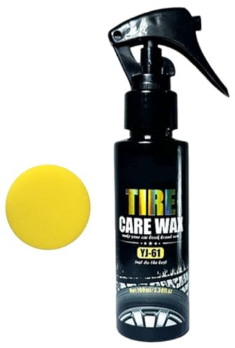 Spray lucido per pneumatici – Rim – Spray protettivo per la pulizia profonda | Finitura lucida durevole per pneumatici auto, formula resistente all'acqua per dettagli auto, camion e moto