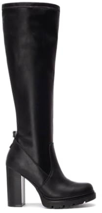 REFRESH - Bota Mujer Negro - Calzado Cómodo y Versátil - Moda casual - Modelo 17292401 (Talla 39)