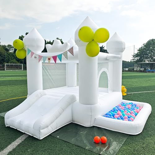 Château gonflable blanc 2,7 m