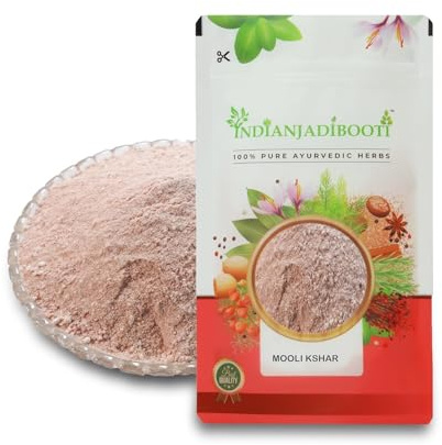 Muli Kshar Powder (Radish-Based Alkali), Traditional Herbal Ingredient – 100g Resealable Pack