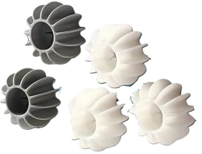 Wiederverwendbare magische Wäschebälle, 5/10 Wäschebälle, die sich verwickeln, for Waschmaschinen, Silikon-Dampfgarer-Trocknerbälle, Waschbälle(12pcs 6cm)