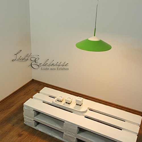 Licht-Erlebnisse LED Pendelleuchte Retro Design Grün Ø32cm Höhe verstellbar blendarme Küchenlampe Esstisch Beleuchtung