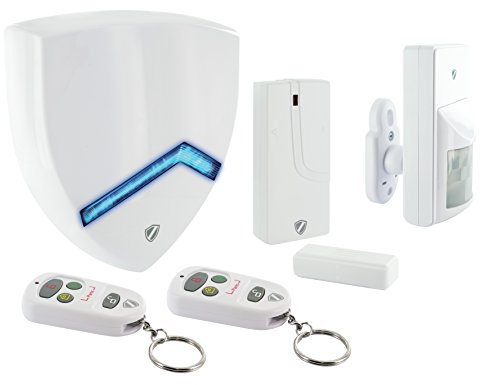SCHWAIGER -HG2000- Funk-Alarm-System | Alarmanlage fürs Haus | Sirene | mit Fernbedienung | Einbruchschutz | Fenster-Sicherung | Tür-Sicherung | Green Guard