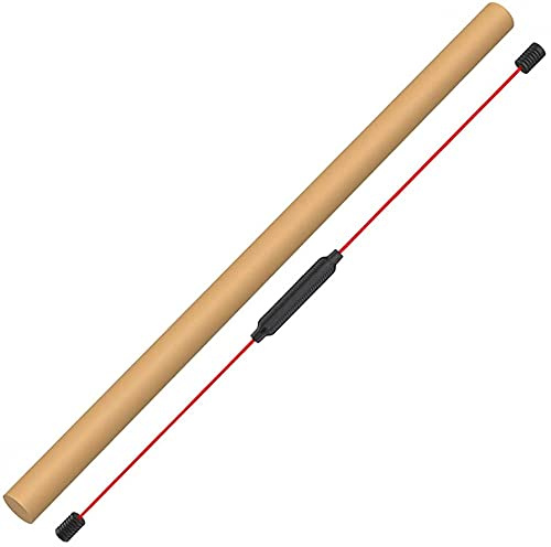 Sport Swing Stick Barra de ejercicio vibratoria desmontable Práctica barra flexible elástica Barra de ejercicios vibratoria, palo oscilante desmontable de 160 cm, fibra de vidrio, barra de ejercicio