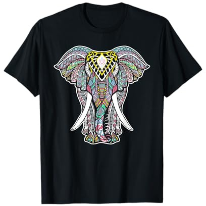 Yoga Pose Mandala Elefant Yogamatte Hatha Yogahose T-Shirt
