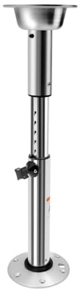 RainWeel Table Frame Table Leg Furniture Legs 56.5-72 cm Height-adjustable Table Base for Boats Yacht Caravans