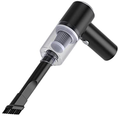 Tevimpeya 120 Watt Mini Handheld Vacuum Cleaner (Rechargeable) with LED for Car, Home and Office - 6000pa Powerful Vacuum Cleaner, Wet and Dry (with 2 Washable Filters)