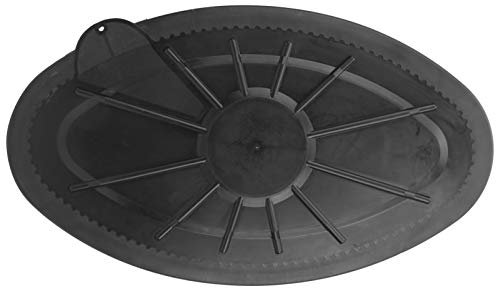 Topyond Copertura per boccaporto Rotonda Impermeabile di Grado Marino, Piastra di Ispezione del Ponte in Plastica per Kayak, Canoa e Barca, Copertura per boccaporto Rotonda