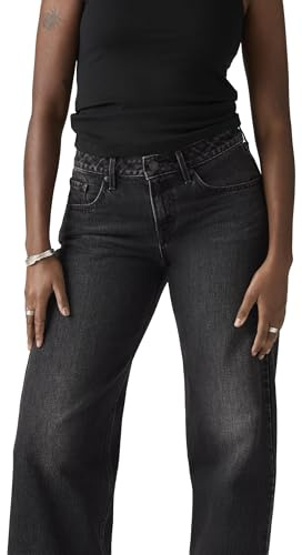 Levi'S Vaqueros Bajos Holgados para Mujer, Tech Storm, 26W / 30L