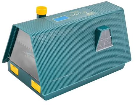 Eier Brutautomat Inkubator Auto Flip Digitaler Brutmaschine Hühnerei Entenei Wachtel Ei Inkubation Automatische Eiendreherei Temperaturanpassung Beobachtungsfenster