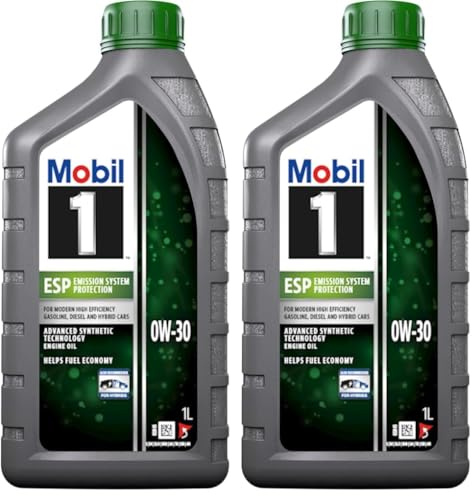 Mobil 1 ESP 0W-30, 1L (Packung mit 2)