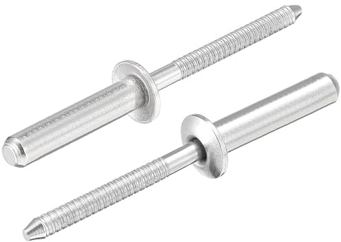 TA-VIGOR 25Pcs 4.8mm x 25mm Stainless Steel Blind Rivets, Close End Dome Head Pop Rivets for Metal and Wood, Heavy Duty Rivet Set for DIY, Marine, and Furniture Fixings