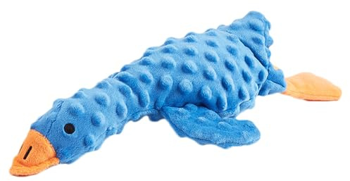 Grinçants Pour Chiens - Jouet Grinçant En Peluche 37x22cm | Jouet De Stockage De Nourriture En Forme D'oie | Puzzle Froissé D'enrichissement, Cachette De Friandises Pour Entraînement Cognitif I