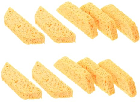 Sosoport 10 Spugne Spesse Protettive per Smerigliatrice ad Acqua per Vetri Colorati, Spugna Abrasiva Assorbente per Cura Punte Smerigliatrice, Accessori per Vetrate Artistiche,