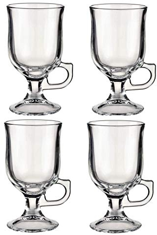 BHL Friends Time Irish Coffee Glass Plain, 24cl, Set of 2