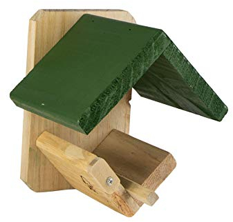 CJ Wildlife Dublin Wildvogel-Futterstation, grünes Dach/brauner Boden, Einheitsgröße