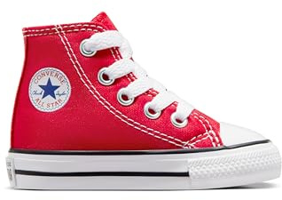 Converse 7J234, Scarpe Sportive Alte Bambini, Rosso