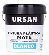 U URSAN DECORMAT INTERIOR MATE BLANCO 4L PARA PAREDES Y TECHOS-CUBRIENTE Y DE FACIL APLICACION