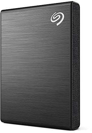 Seagate One Touch SSD 500 GB External SSD Portable – Black, speeds up to 1,030 MB/s, with Android App, 1yr Mylio Create, 4mo Adobe Creative Cloud Photography plan​ and Rescue Services (STKG500400)