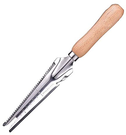 Désherber Pelle - Gouge De Désherbage pour Extirper Les Mauvaises Herbes À Racines Plus Profondes, Convient Manuel étrille avec poignée en Bois Outils Manuel désherbeuses pour Les Jardins