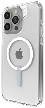 ZAGG Crystal Palace Snap iPhone 15 Pro Max Clear Phone Case - Drop Protection (13ft/4m), Durable Graphene, Anti-Yellowing, and Scratch-Resistant MagSafe Phone Case
