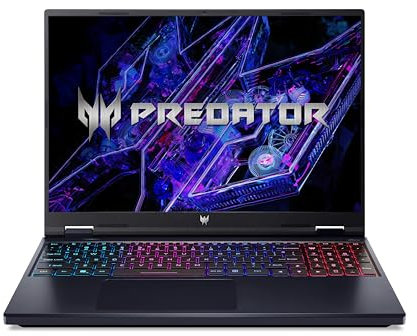 Acer Predator Helios Neo 16 (PHN16-72-93HB) Gaming Laptop | 16 WQXGA IPS 240Hz Display | Intel Core i9-14900HX | 32 GB RAM | 1 TB SSD | NVIDIA GeForce RTX 4070 | Windows 11 | QWERTZ Layout | schwarz