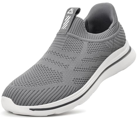 ODCKOI Sneakers Zapatillas Deportivas Manos Libres para Hombre Ligeras y Transpirables Slip In Zapatillas Deportivas para Cómodas de Malla Zapatos Casuales sin Cordones
