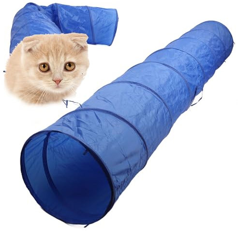 Hunde-Agility-Tunnel, Hundetunnel mit Tragetasche, Agility-Haustier-Trainingstunnel, Tragbarer Hunde-Agility-Rundtunnel für Übungen Im Freien