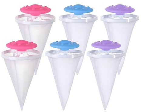 6 PCS Pet Hair Remover Washing Machine, Dog Hair Remover Washing Machine Floating Filter Mesh Laundry Catcher for Pet Dog Cat Catcher Floating Net