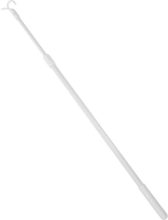 Gadpiparty Adjustable Aluminum Alloy Blind Wand with Hook Extendable Telescopic Window Blind Opener Rod Lightweight Curtain Puller