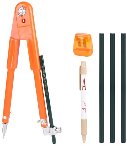 LALAGO Compasso Professionale per Falegname Grande 250mm, Compasso da Carpentiere con Matita, Compasso Leggero Matita per Tracciare e Segnare per Marcatura Lavorazione del Legno per Disegnare