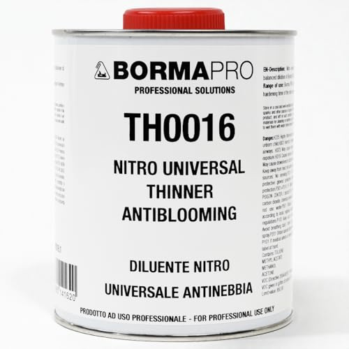 BORMA Universal NC Verdünnung – Hochwirksame Nitrocelulose-Verdünnung für Lacke & Farben – für bessere Aushärtung & rückstandsfrei, 1 Liter