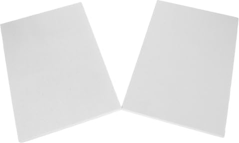 FIXOSHEE Paneles Resistente al Fuego para Estufas de Leña y Hornos de Aislamiento Térmico de Fibra Cerámica 10 Mm 200x300 Mm Material Ignífugo Alta Temperatura, Ahorro Energético, Paquete