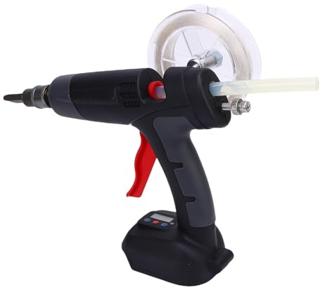 YWBL-WH Pistole per Colla a Caldo Senza Fili Invisibles per Cablaggio in Fibra Ottica con Ugello Regolabile a 360° per Cablaggio FTTR Compatibile con Batteria