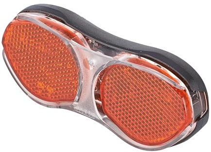 Prophete LED Fahrrad-Rücklicht, für Gepäckträger, Prophete LED-Rücklicht für Gepäckträger, 50-80 mm Montageweite, kompatibel mit Naben- und Seitendynamo, 2-adriger Anschluss
