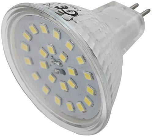 ChiliTec LED Leuchtmittel Lampe MR16 Strahler GU5.3 Sockel 4,1Watt 440Lumen 120° 12V - LED-Lampe Ersatz für 50 Watt Halogen Leuchtmittel 4000k Neutralweiß
