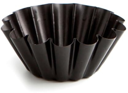 Quid Backform Lampenschirm Tulpenform 14 cm Schwarz