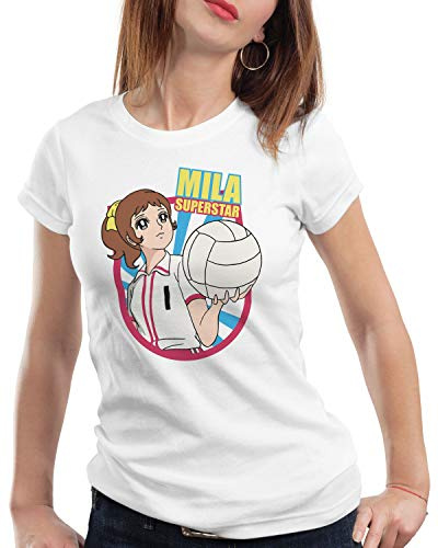 CottonCloud Mila Superstar Damen T-Shirt Volleyball Team Japan