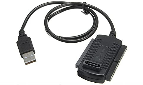 Bolwins B95S - Cavo adattatore 3 in 1 da USB 2.0 a IDE/SATA da 2,5/3,5, USB 2.0 maschio a IDE/SATA, velocità di trasferimento fino a 480 MBps, 50 cm